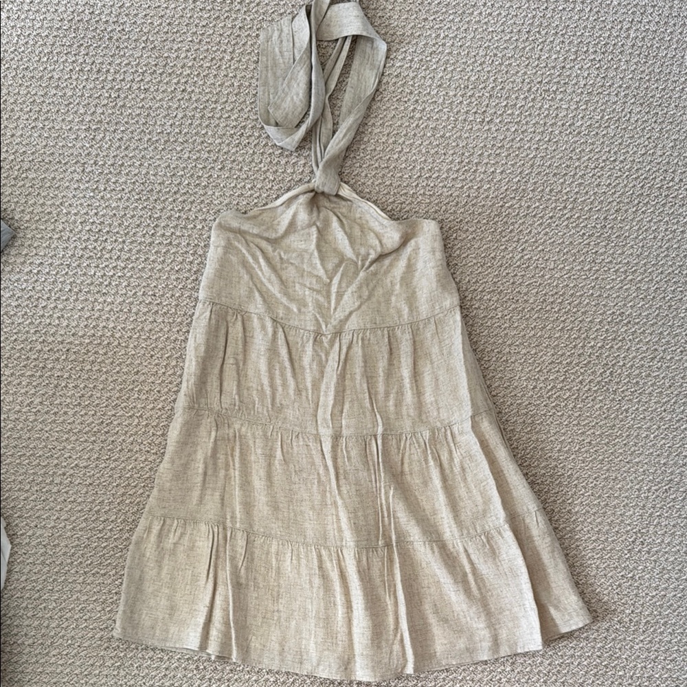 Abercrombie Linen Halter Neck Dress